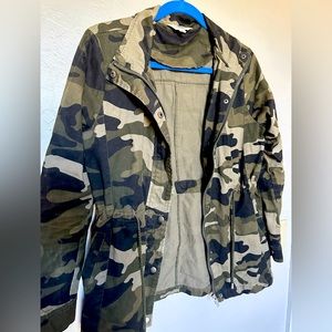 Camo Print Jacket
